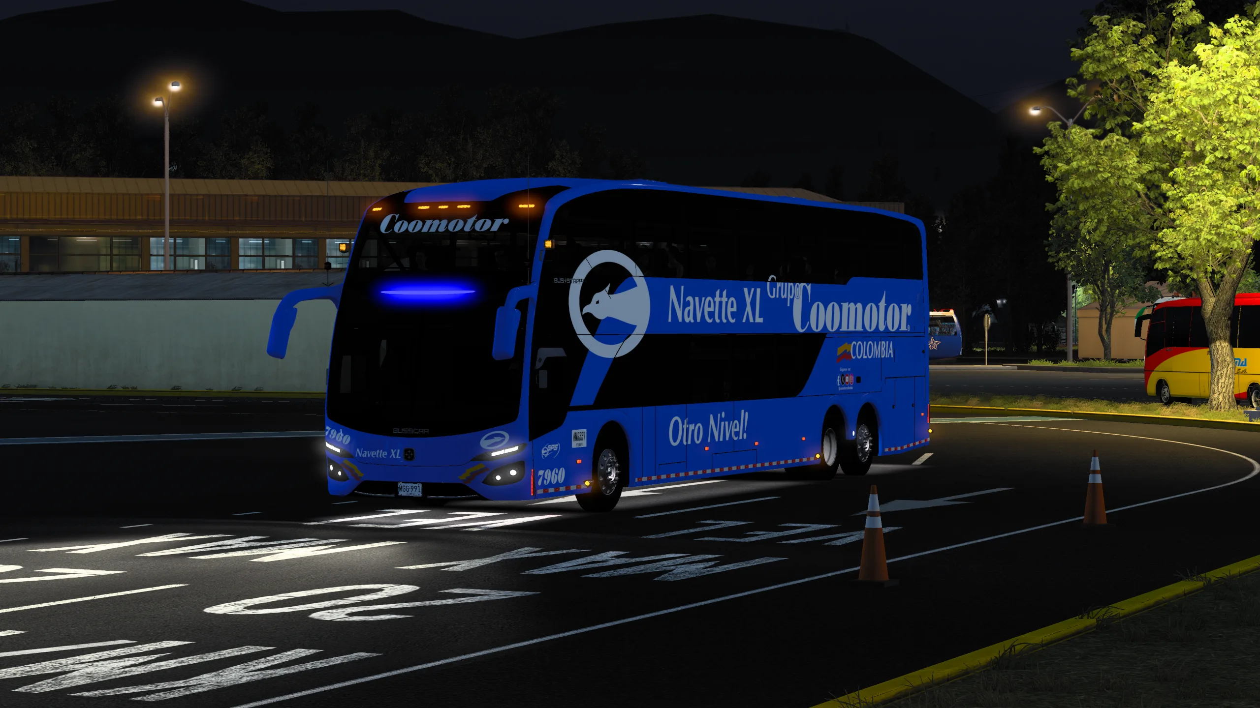 Busstar DD S2 para Colombia Real Map