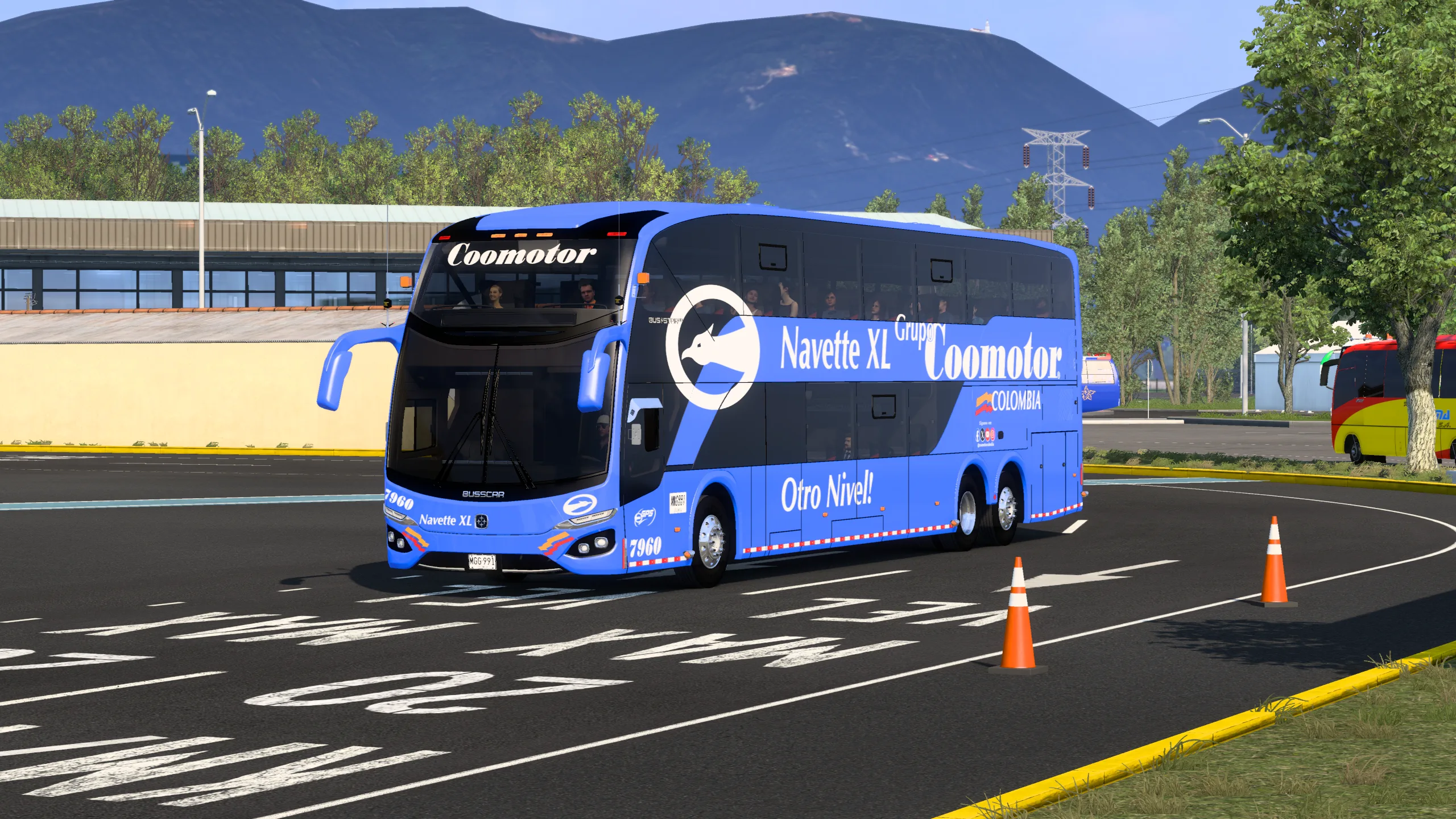 Busstar DD S2 para Colombia Real Map