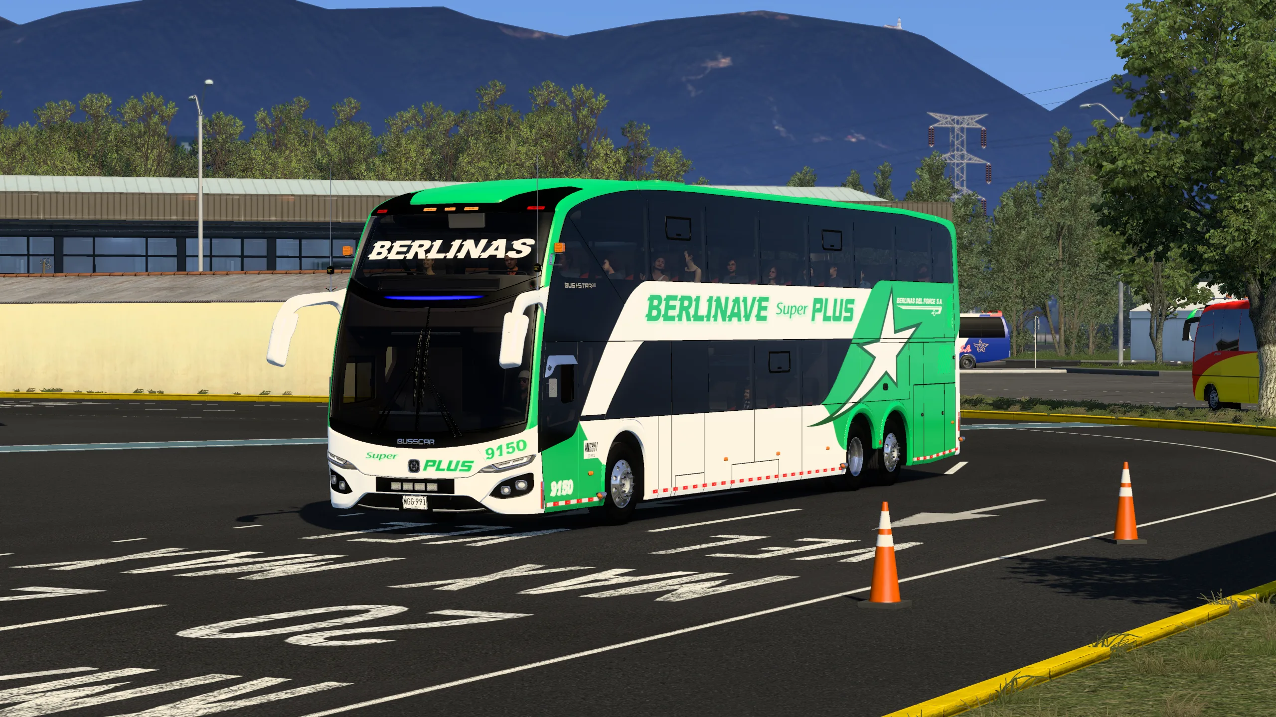 Busstar DD S2 para Colombia Real Map