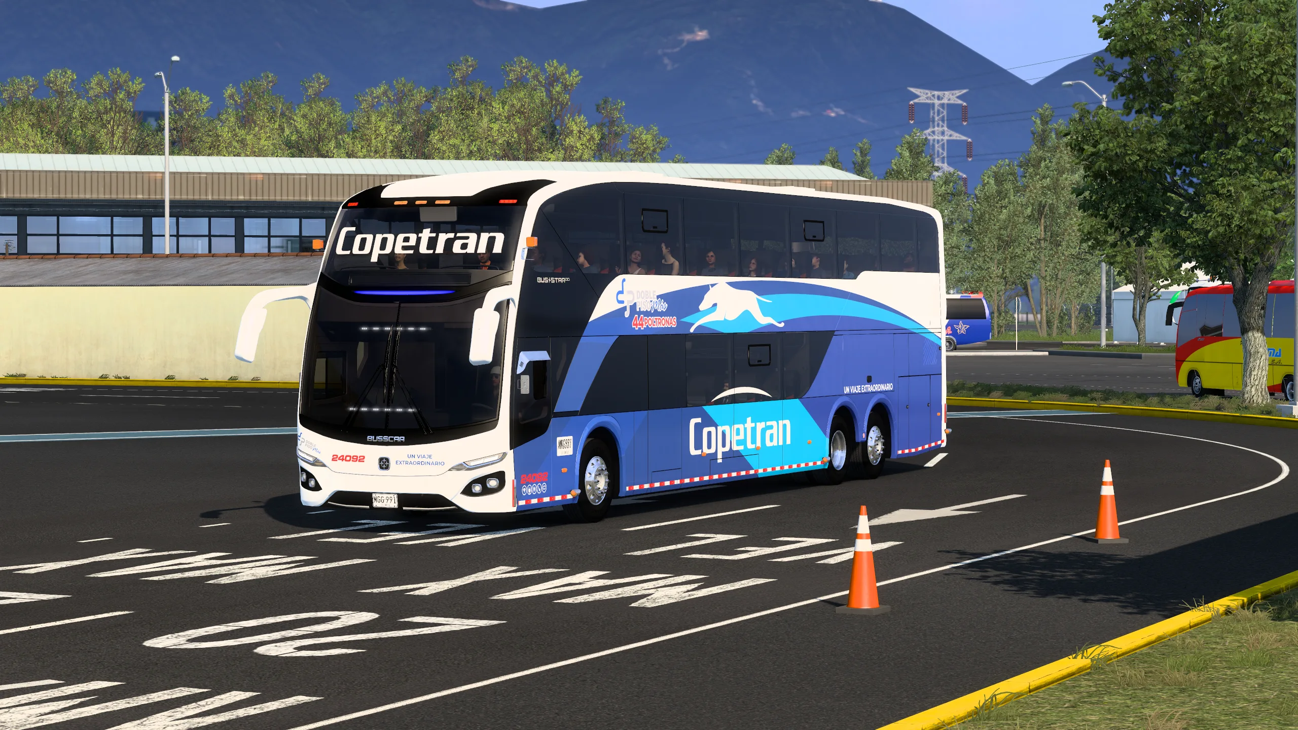 Busstar DD S2 para Colombia Real Map