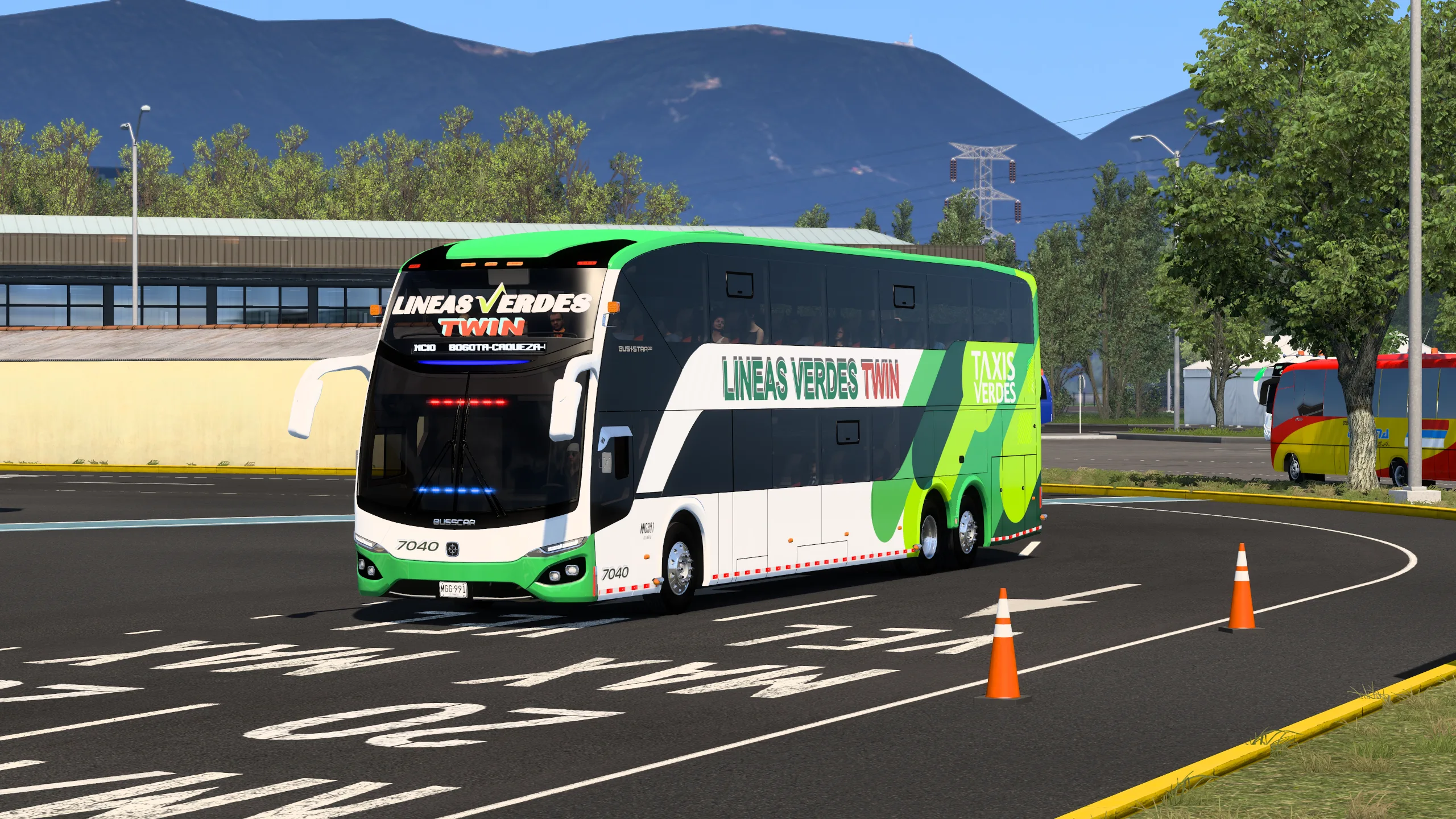 Busstar DD S2 para Colombia Real Map