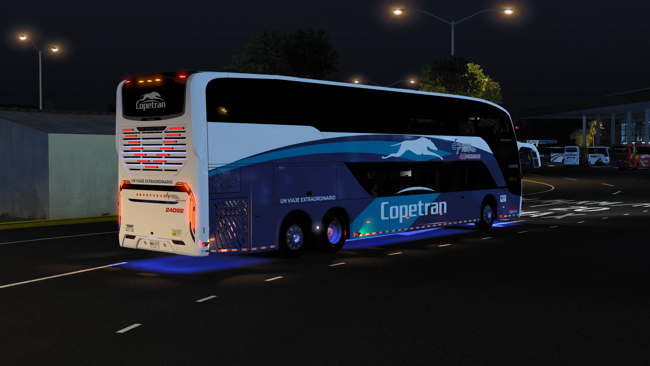 Busstar DD S2 para Colombia Real Map