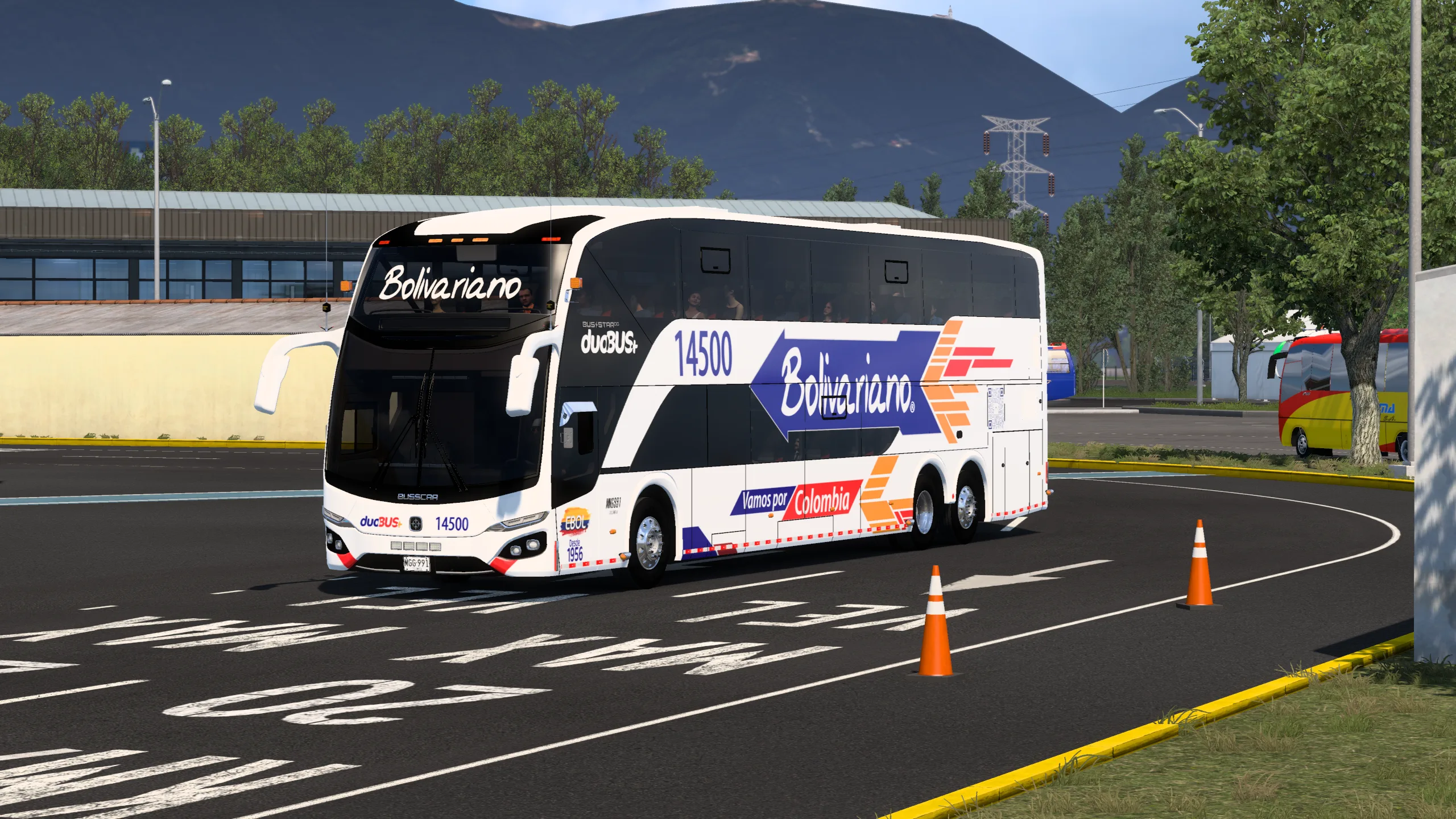 Busstar DD S2 para Colombia Real Map