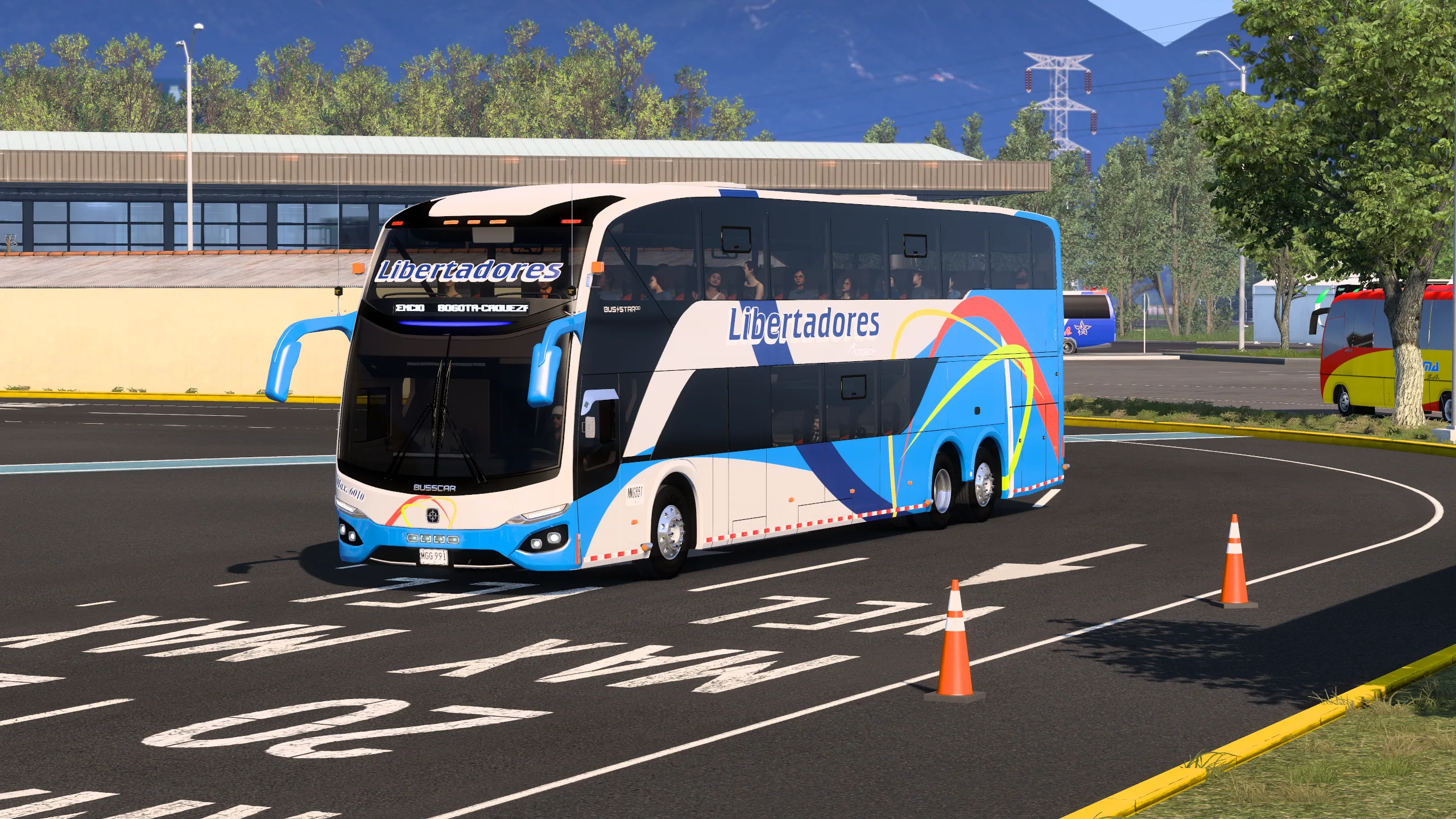 Busstar DD S2 para Colombia Real Map