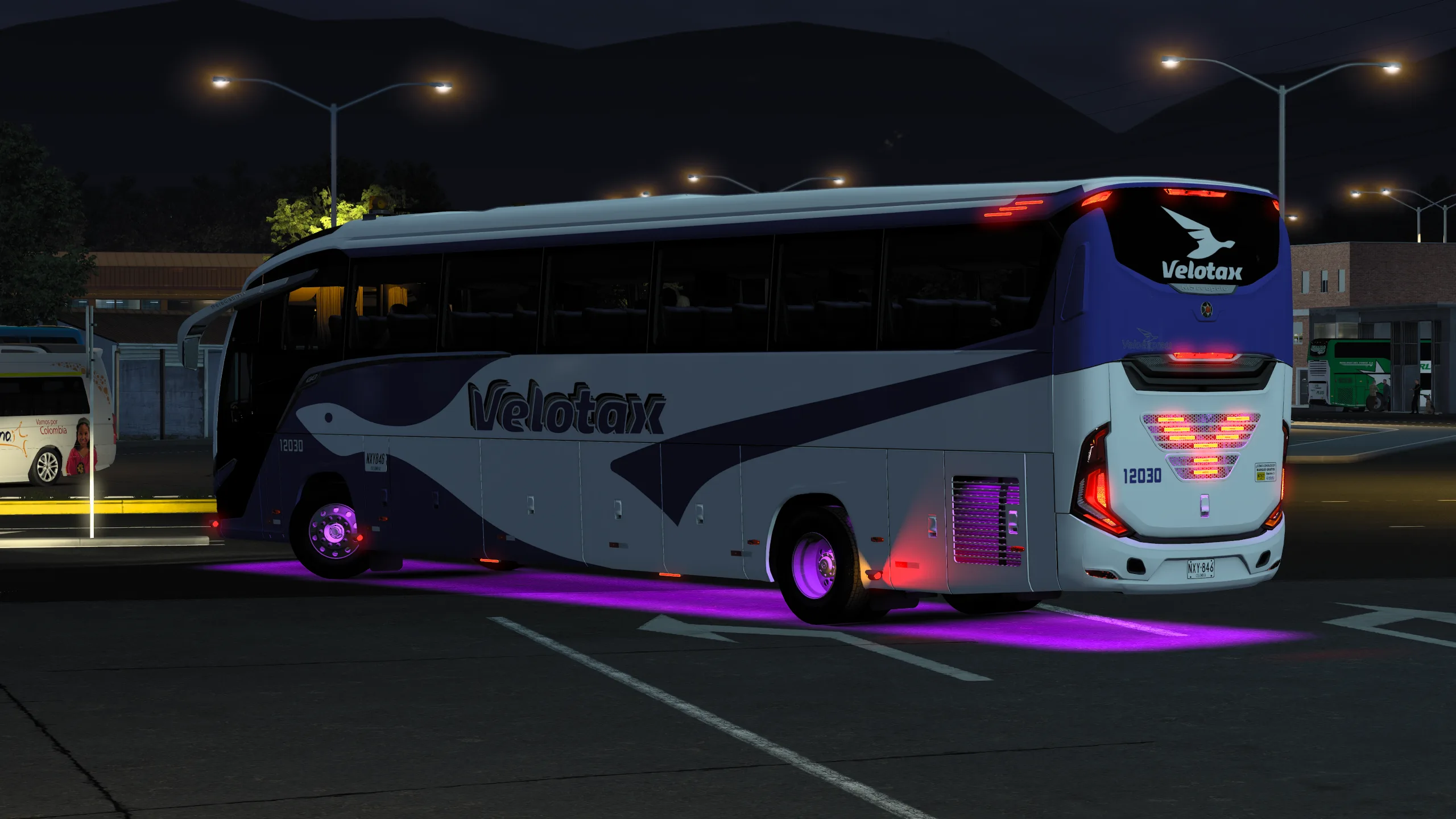 Marcopolo G8 Paradiso 1200 para Colombia Real Map
