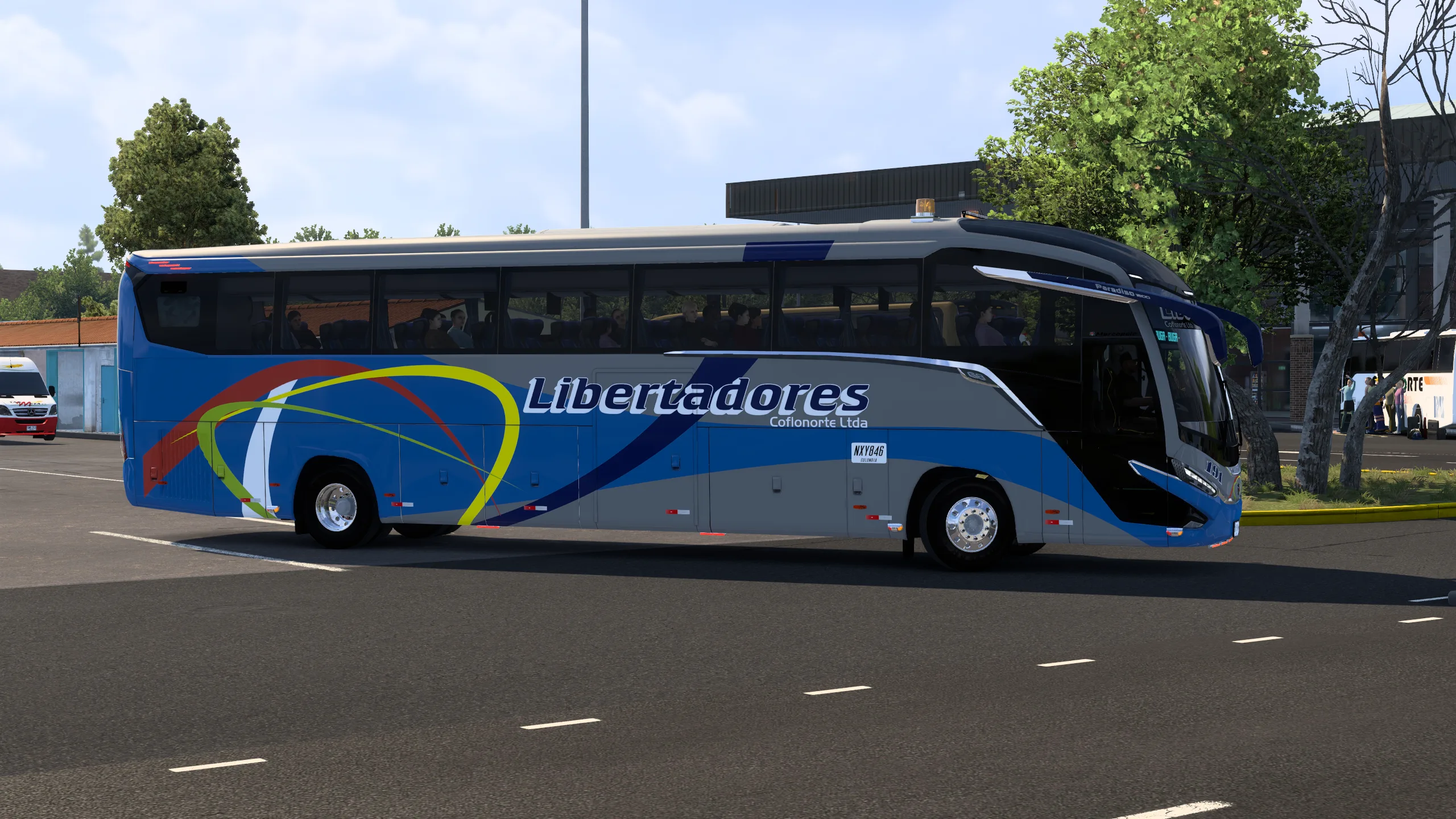 Marcopolo G8 Paradiso 1200 para Colombia Real Map