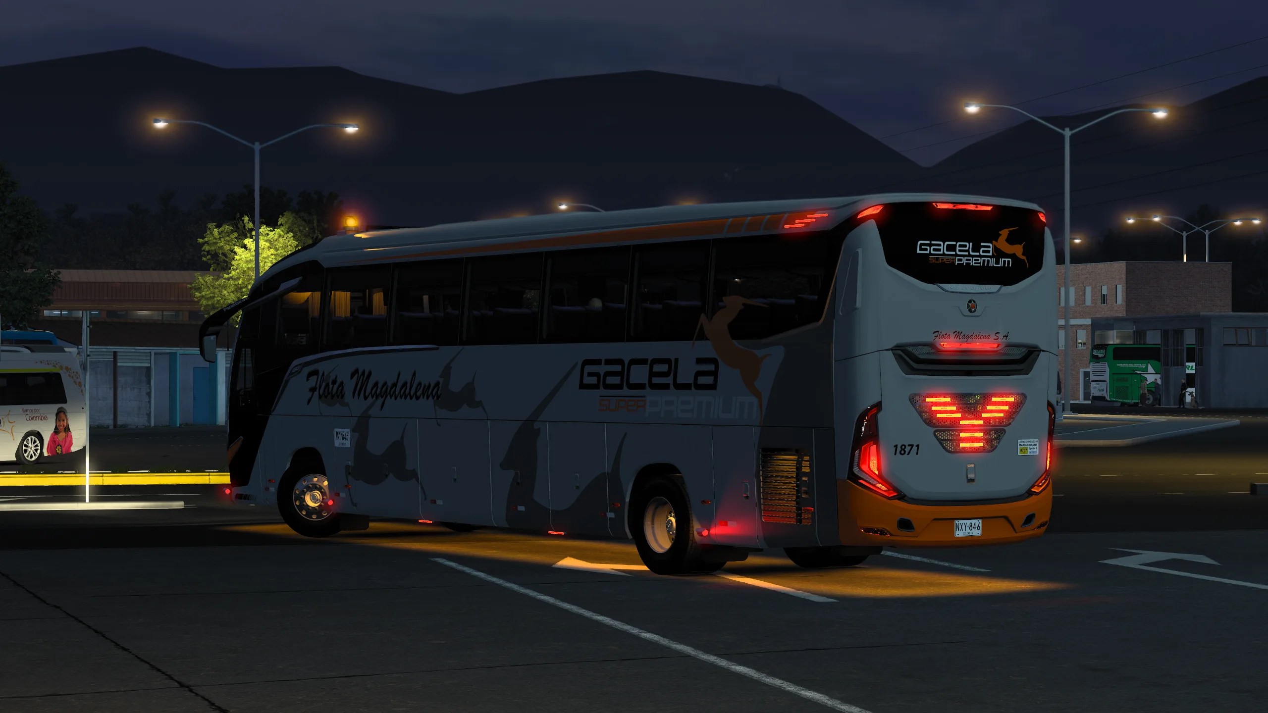 Marcopolo G8 Paradiso 1200 para Colombia Real Map