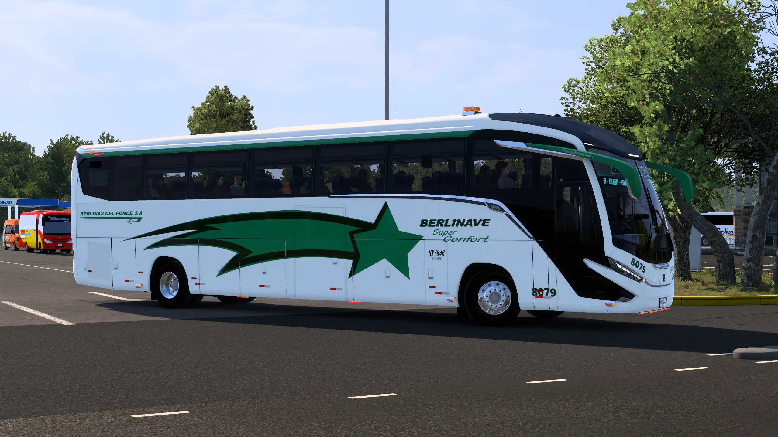 Marcopolo G8 Paradiso 1200 para Colombia Real Map