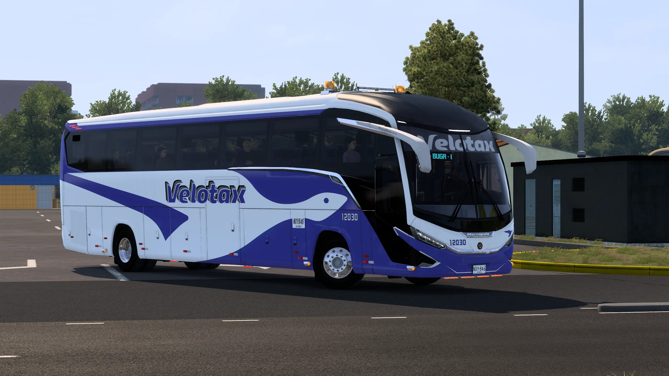 Marcopolo G8 Paradiso 1200 para Colombia Real Map