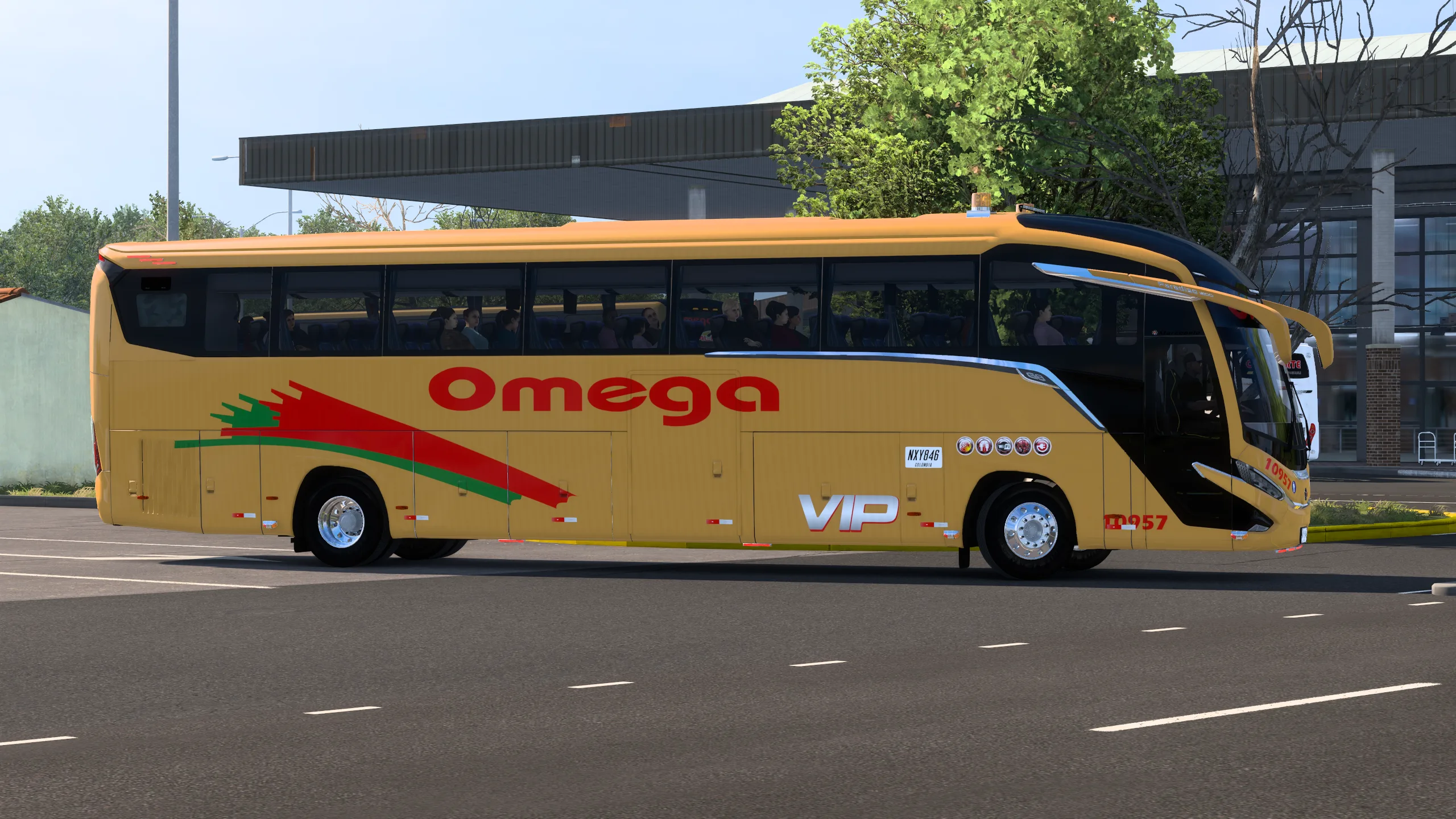 Marcopolo G8 Paradiso 1200 para Colombia Real Map
