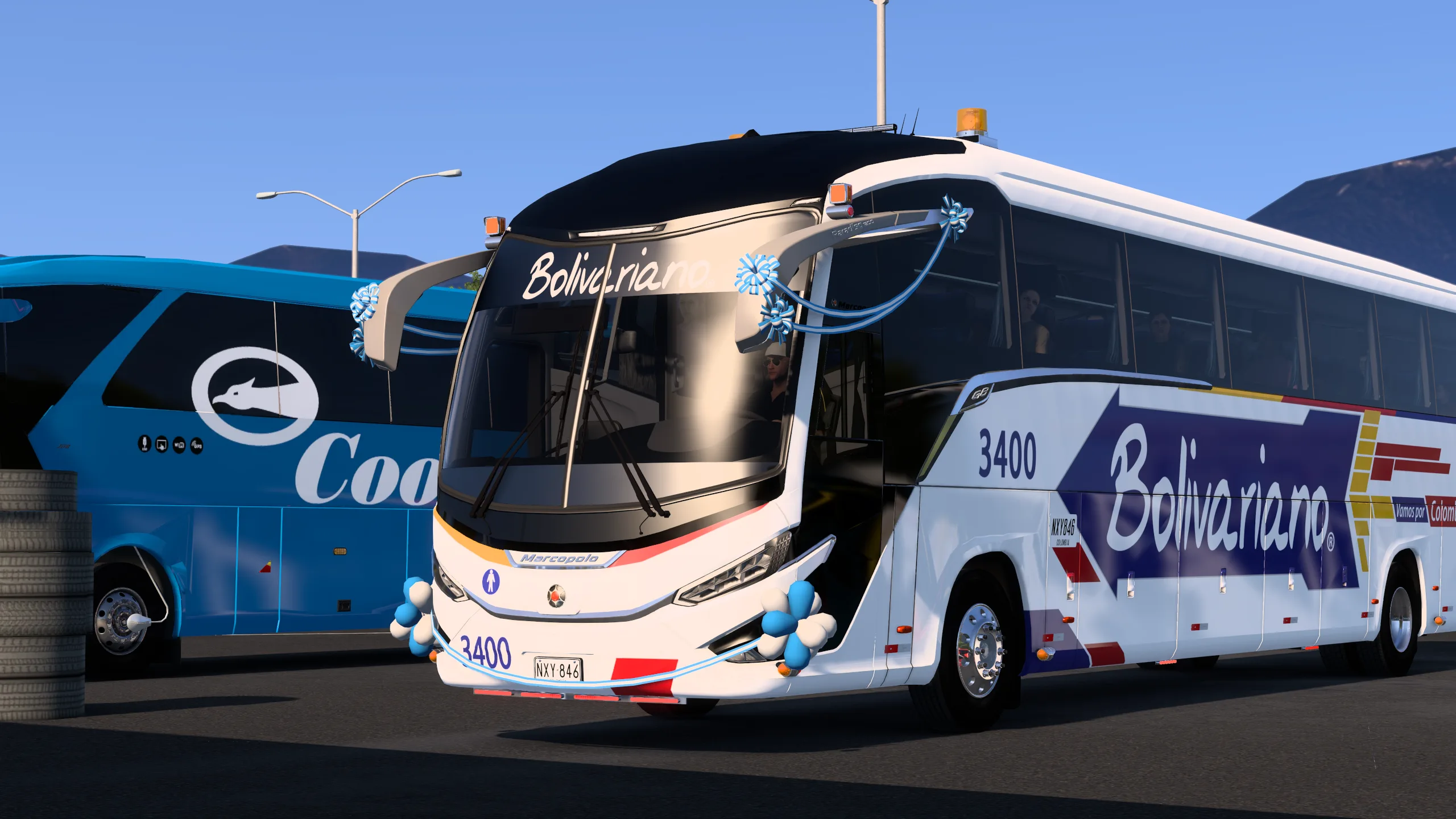 Marcopolo G8 Paradiso 1200 para Colombia Real Map