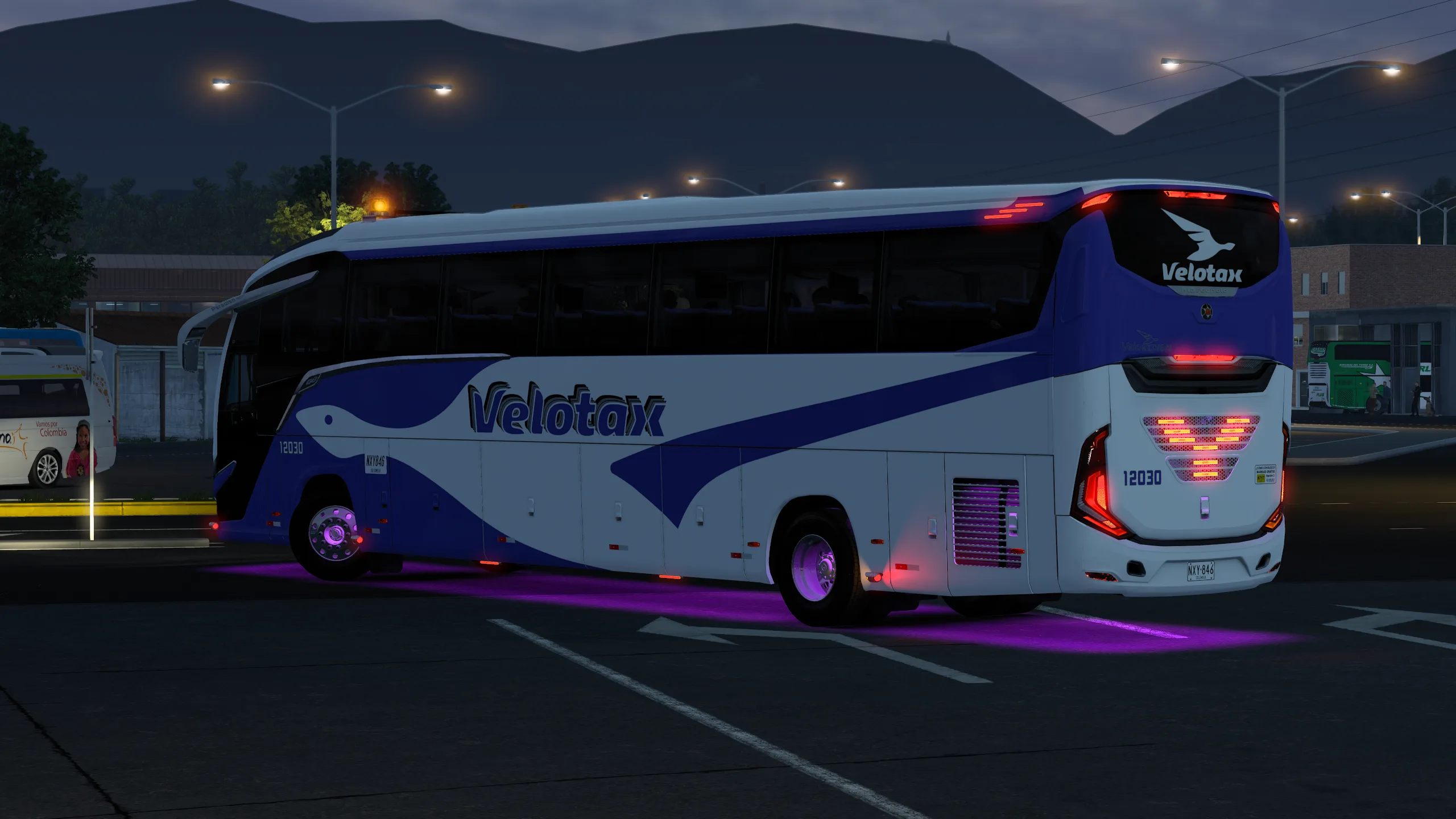 Marcopolo G8 Paradiso 1200 para Colombia Real Map