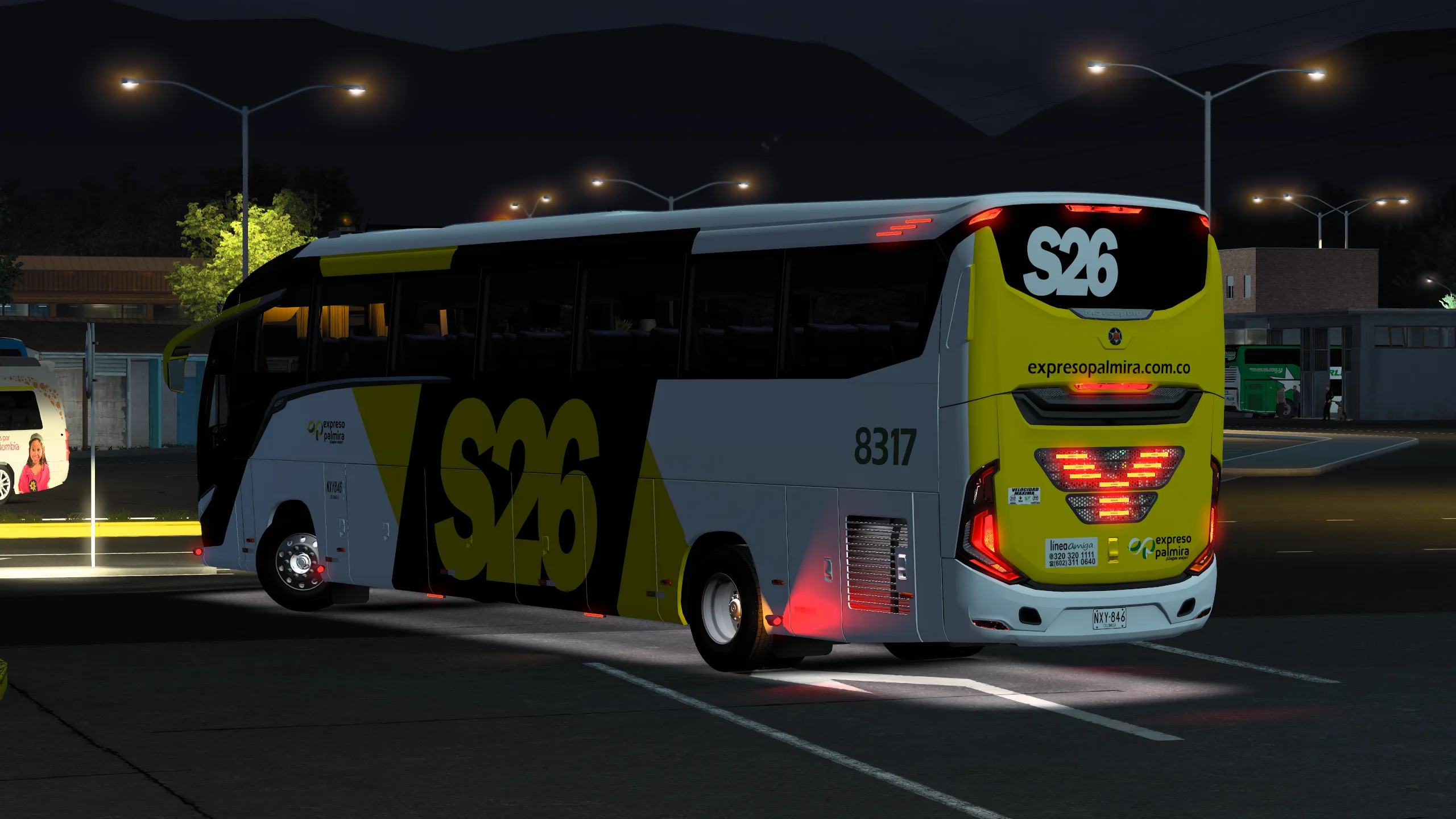 Marcopolo G8 Paradiso 1200 para Colombia Real Map