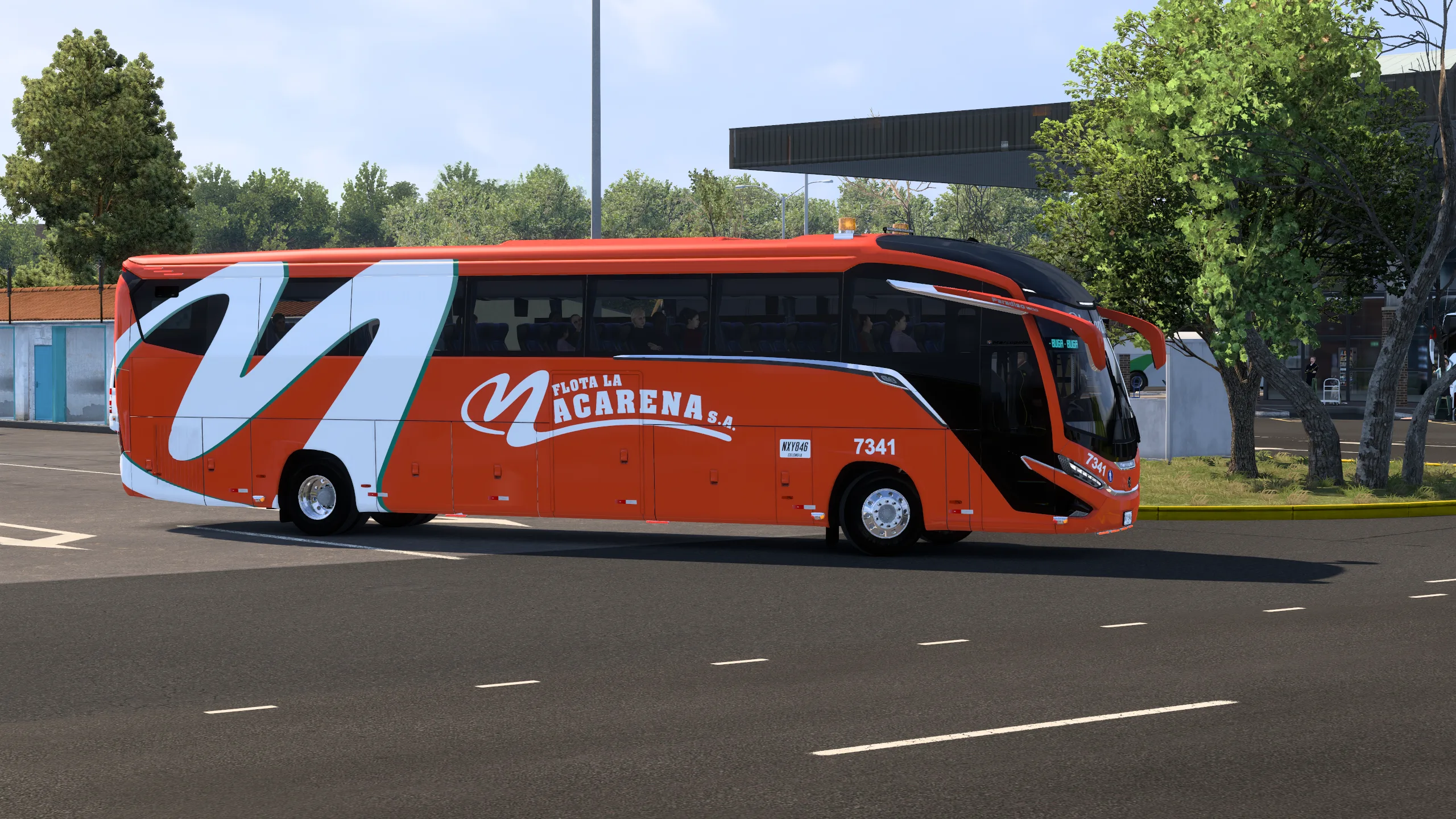 Marcopolo G8 Paradiso 1200 para Colombia Real Map