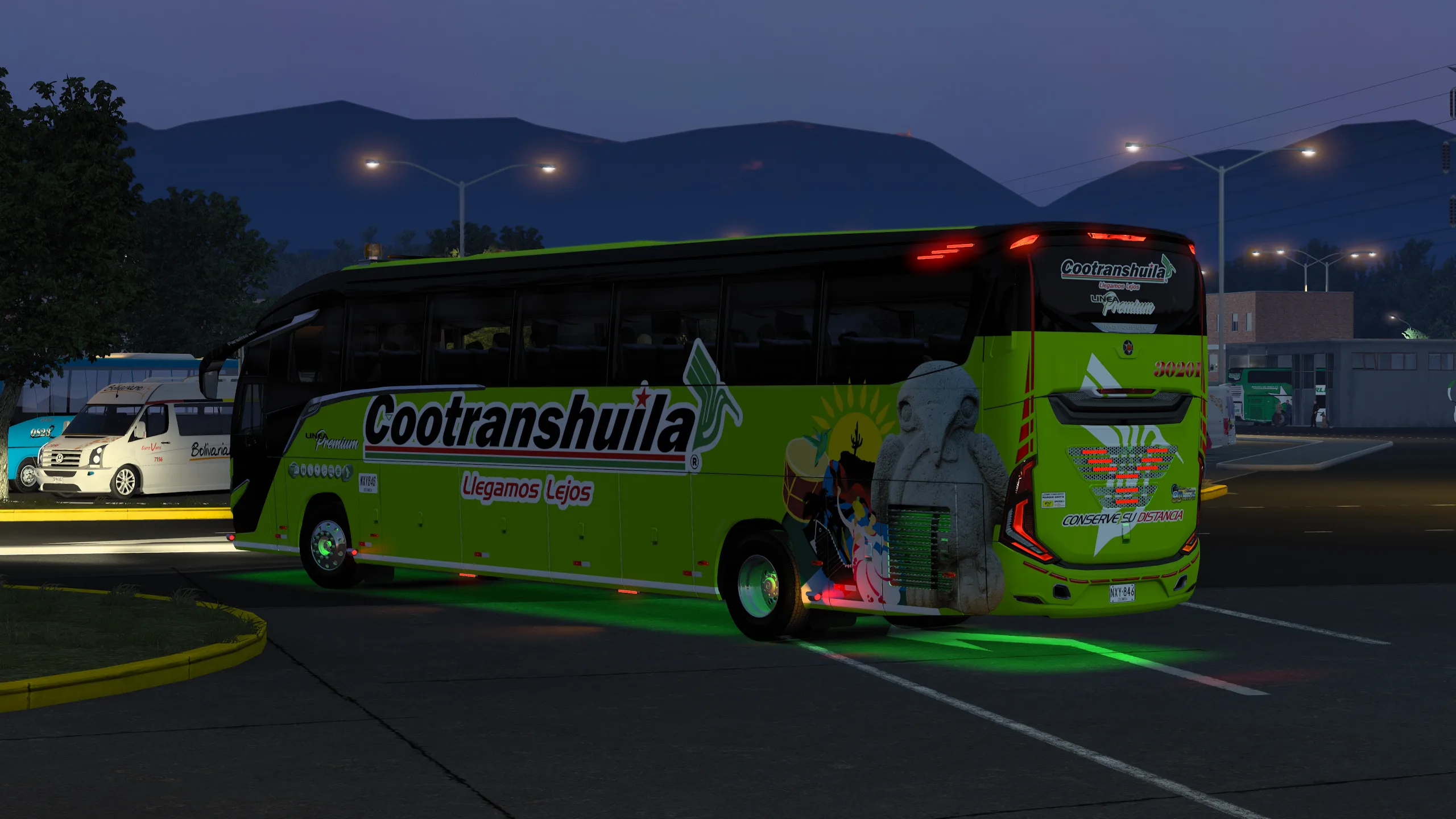 Marcopolo G8 Paradiso 1200 para Colombia Real Map