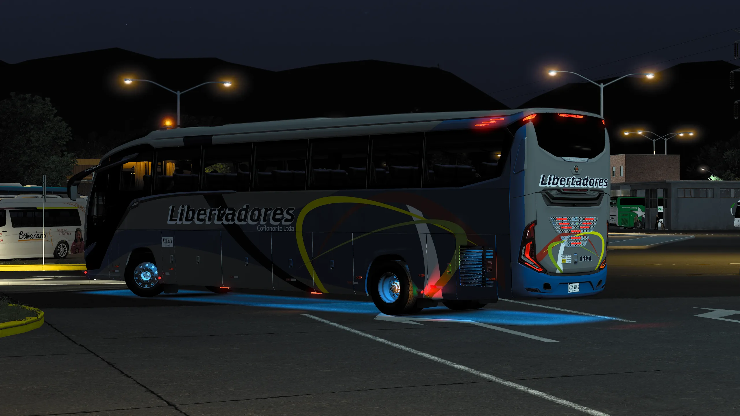 Marcopolo G8 Paradiso 1200 para Colombia Real Map