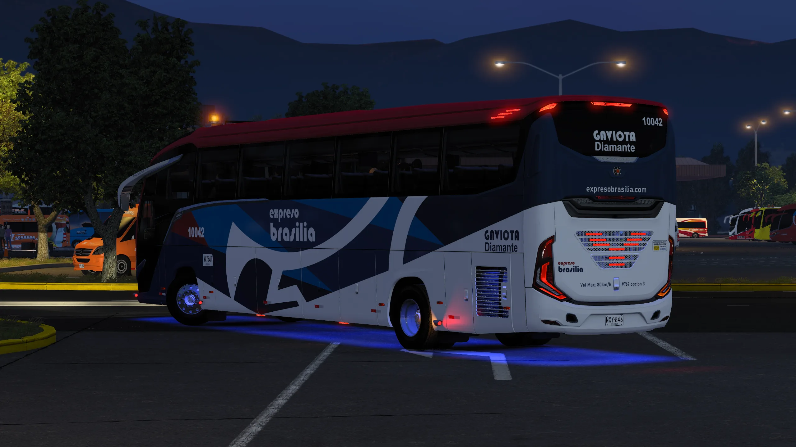 Marcopolo G8 Paradiso 1200 para Colombia Real Map