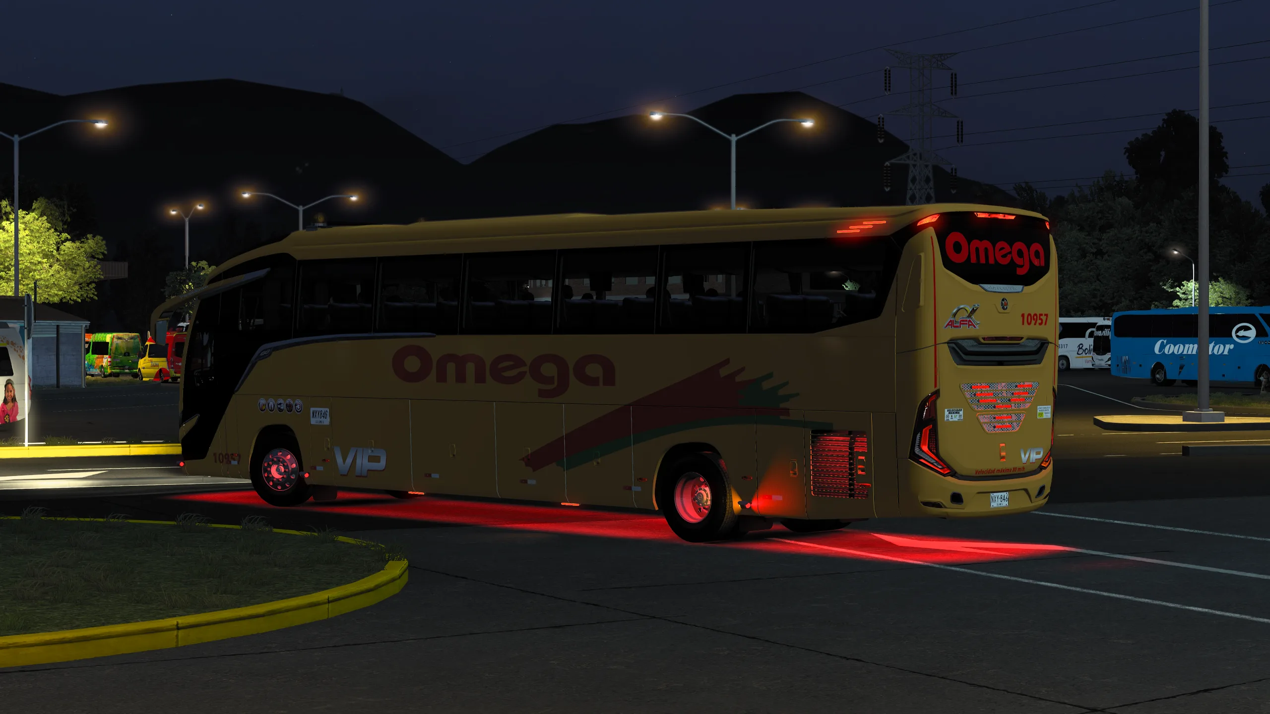 Marcopolo G8 Paradiso 1200 para Colombia Real Map