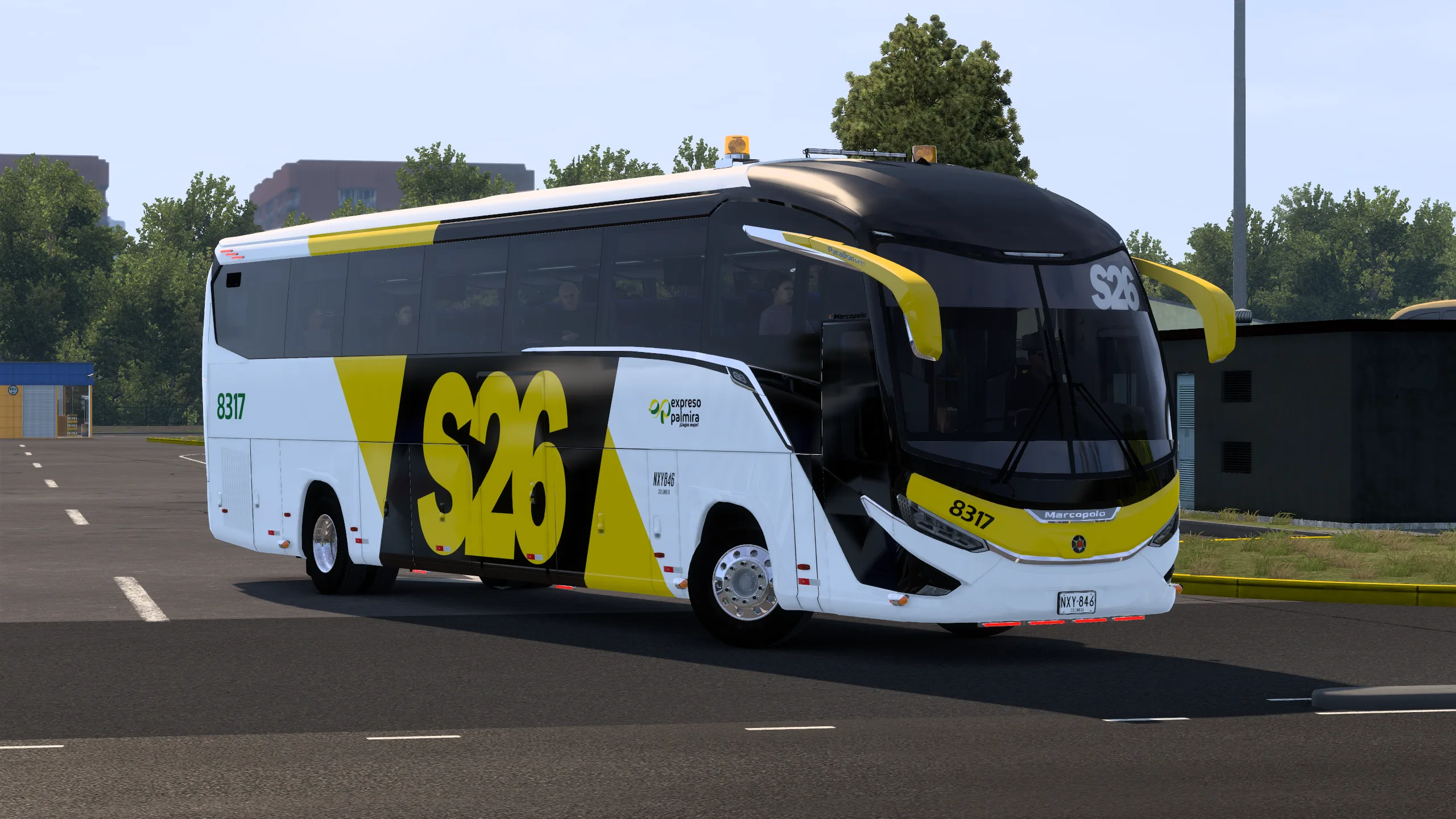 Marcopolo G8 Paradiso 1200 para Colombia Real Map