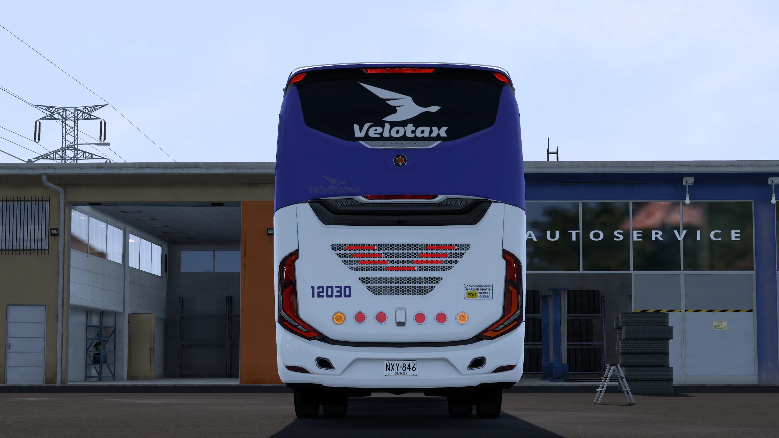 Marcopolo G8 Paradiso 1200 para Colombia Real Map